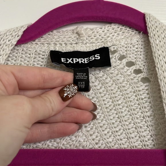Express cream cardigan - Picture 3 of 3